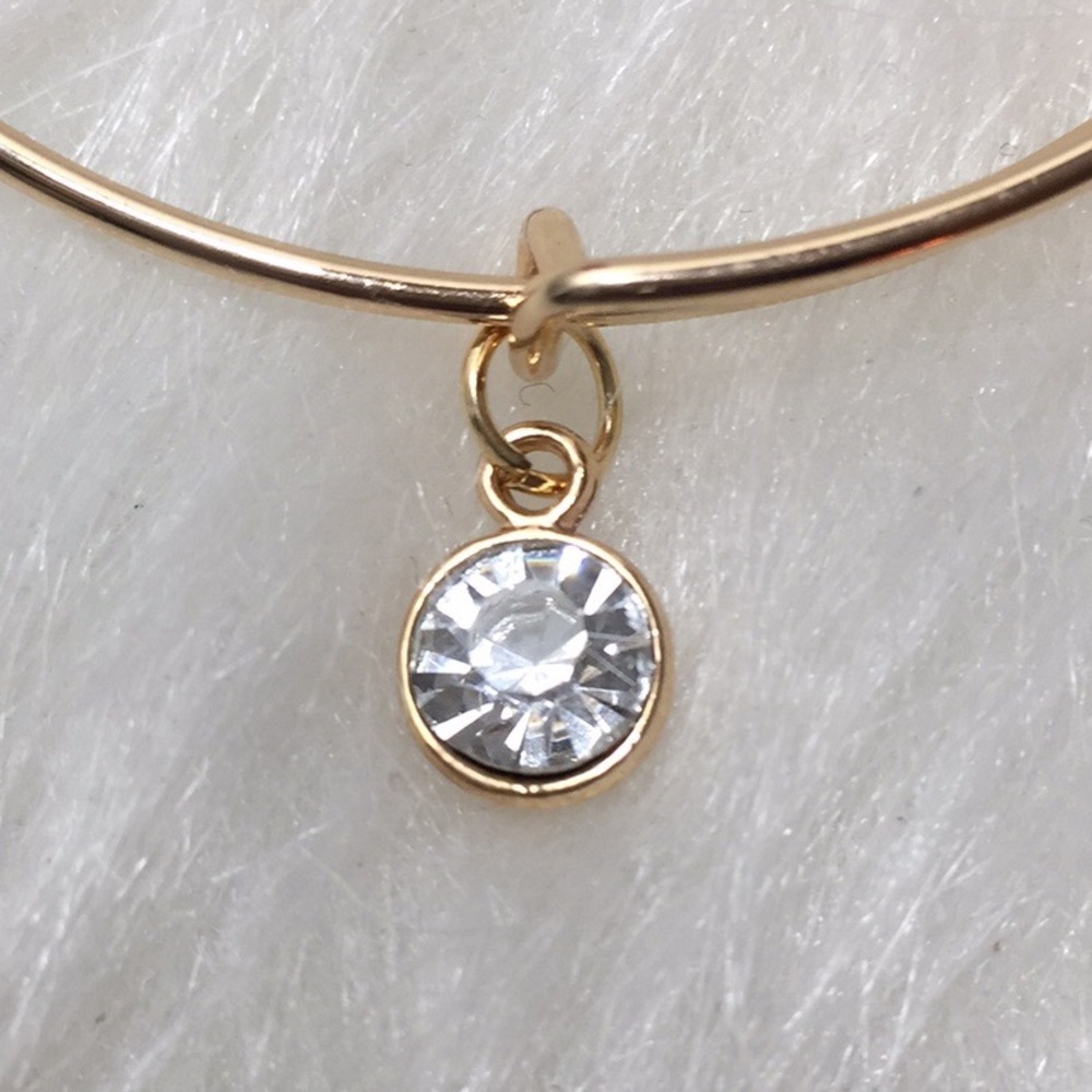 🌹3/$15 Palm Beach Wire Rhinestone Charm Bracelet - Picture 4 of 6